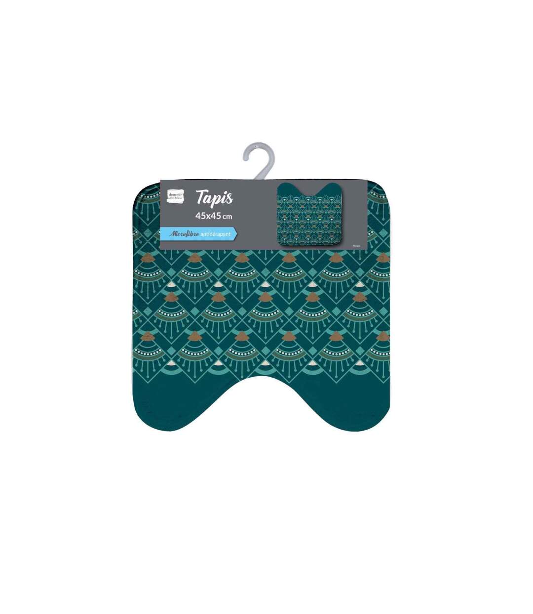 Tapis WC Imprimé Imperia 45x45cm Vert-2