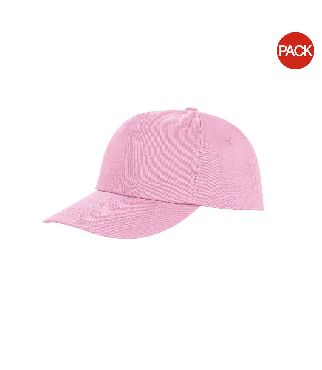 Lot de 2  casquettes houston adulte rose Result-1