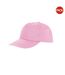 Lot de 2  casquettes houston adulte rose Result-1