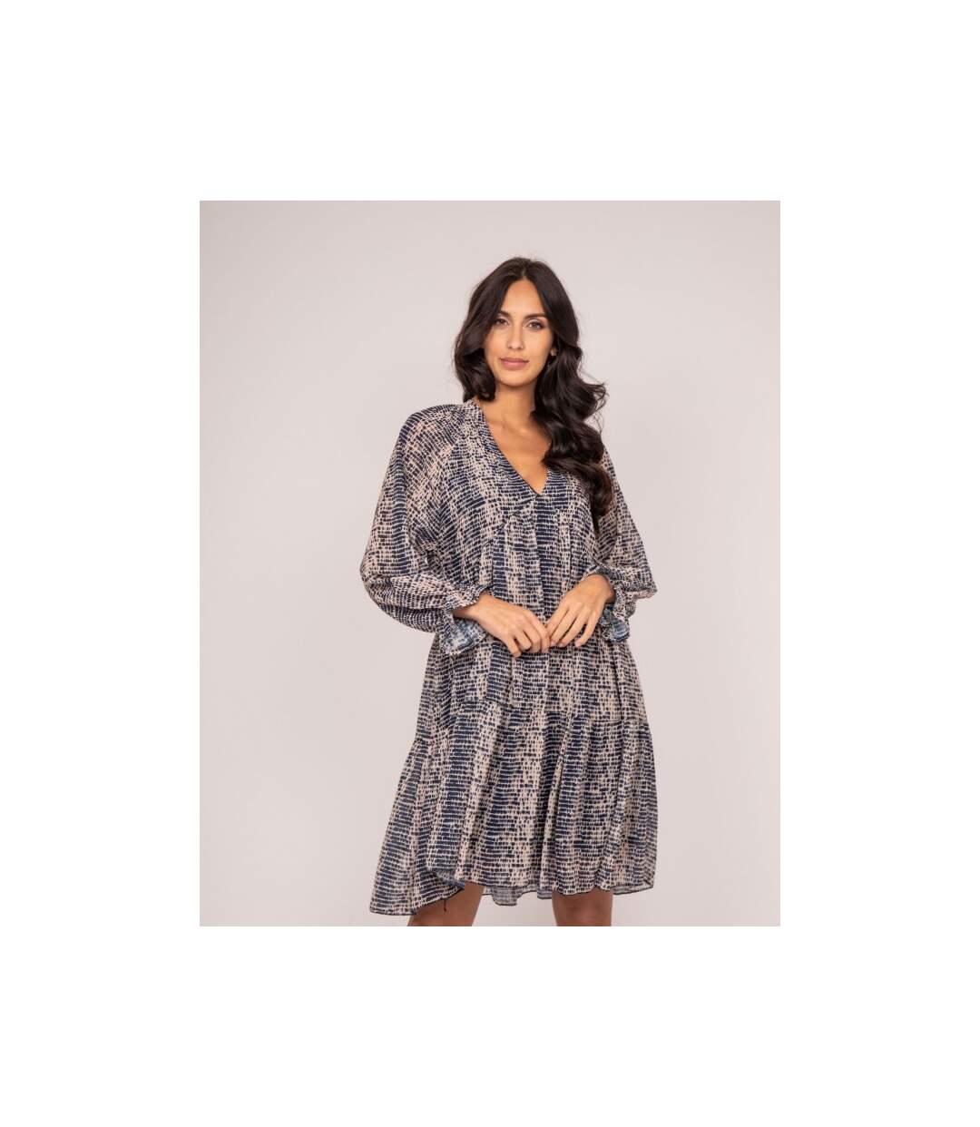 Robe courte motifs ITZEL - Dona X Lisa-1