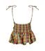 Débardeur Motif/style Motif Écossais Sabrina Femme Rouge Vert AmyLynn-3