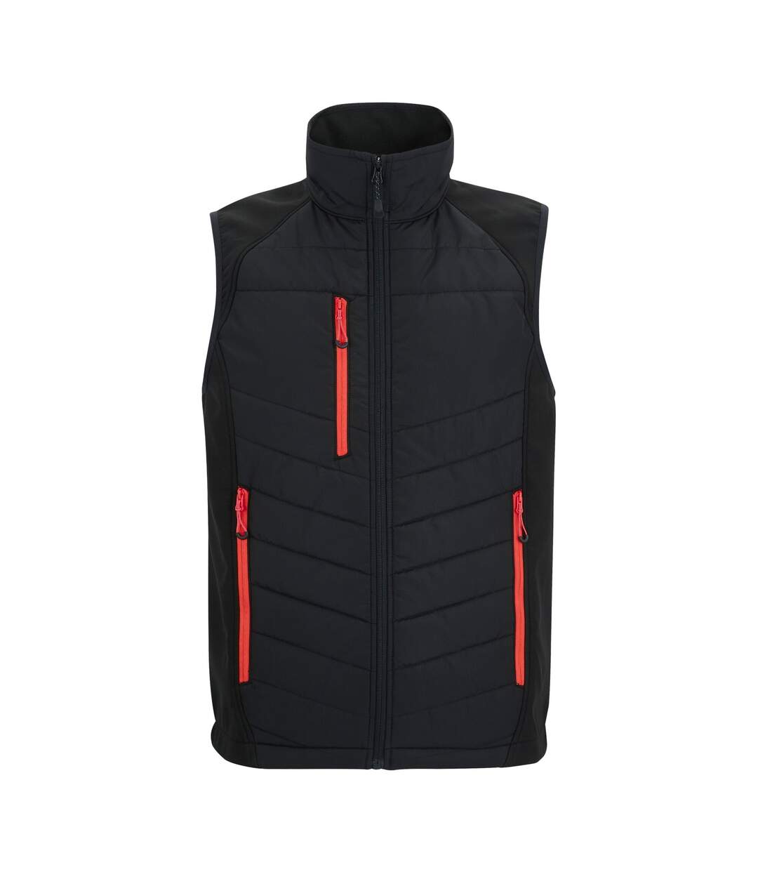 Mens Full Zip Gilet Black Classic Red Regatta-1