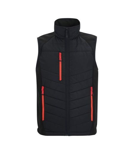 Mens Full Zip Gilet Black Classic Red Regatta