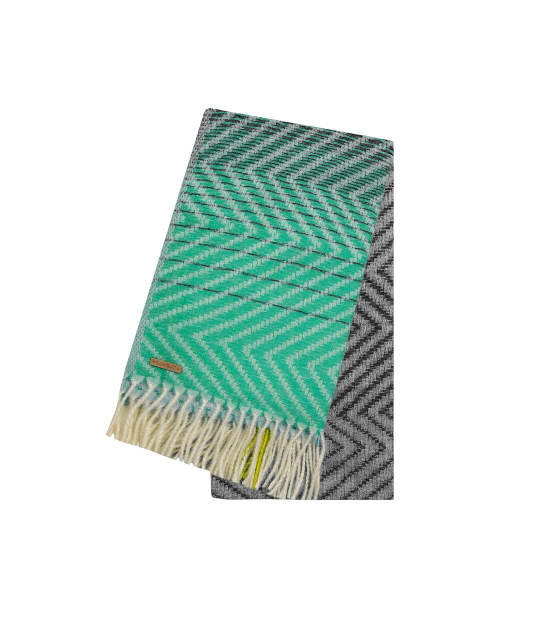 Jadida zig zag brushed scarf one size navy Weird Fish