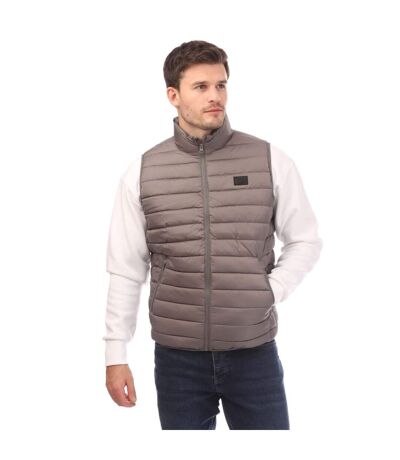 Mens wing gilet charcoal Jack And Jones