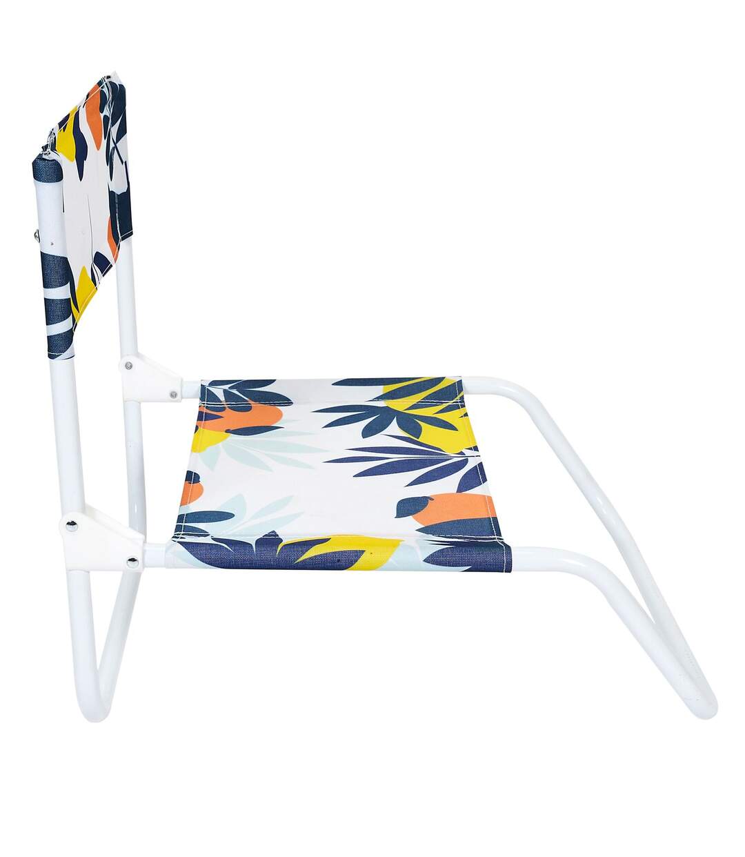 Lot de 2 Chaises de plage pliante Rio - Bleu, Orange et Jaune-2