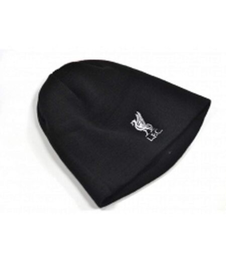 Liverpool FC Knitted Mass Crest Beanie Hat (Black) - UTBS1430
