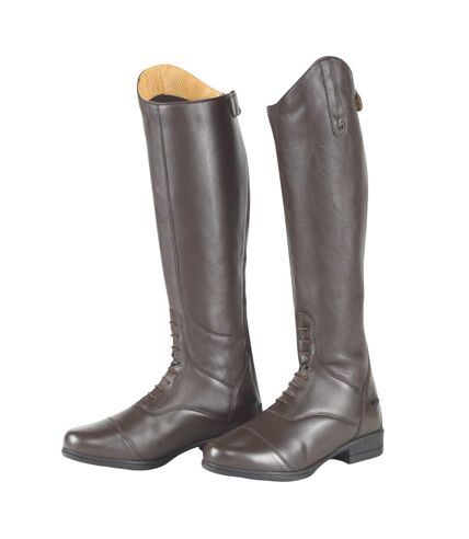 Bottes hautes d'équitation gianna femme marron Moretta