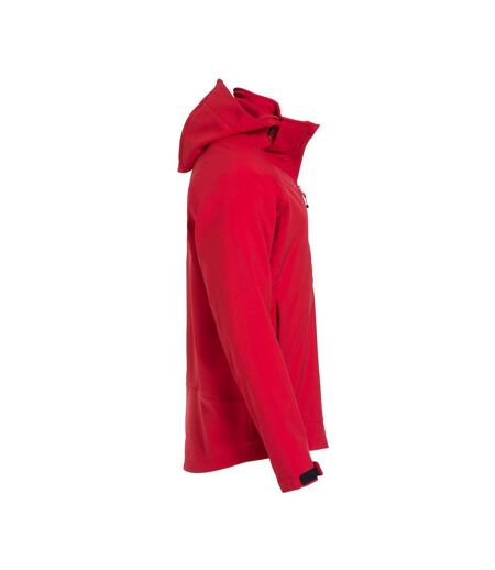 Mens Milford Soft Shell Jacket Red Clique