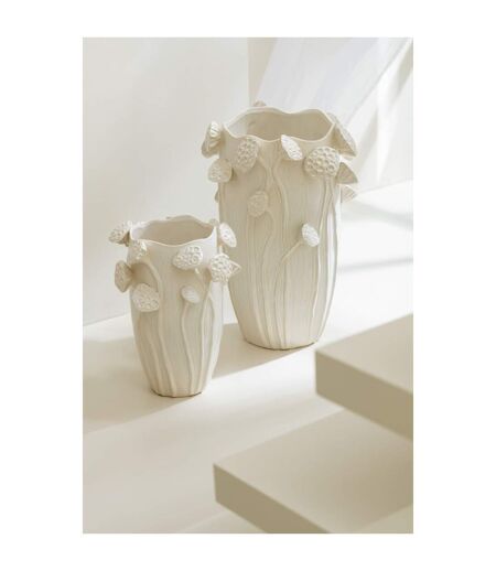 Vase Déco Lotus en Argile Botanica 35cm Beige