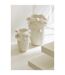 Vase Déco Lotus en Argile Botanica 35cm Beige-4
