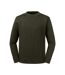 Russell Unisex Adults Pure Organic Reversible Sweatshirt (Dark Olive) - UTPC4012