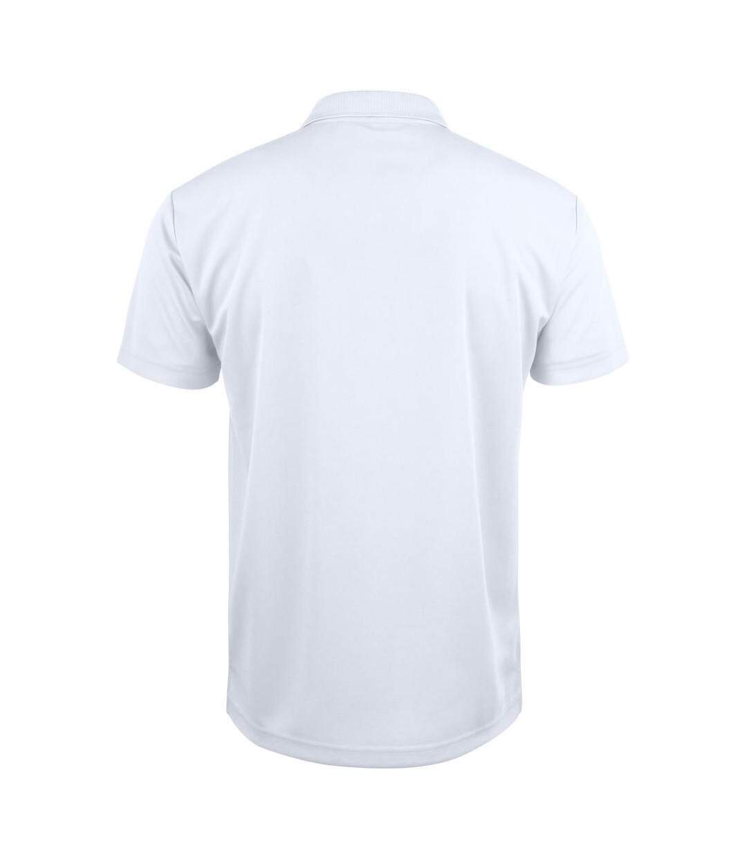 Unisex Adult Basic Active Polo Shirt White Clique-2