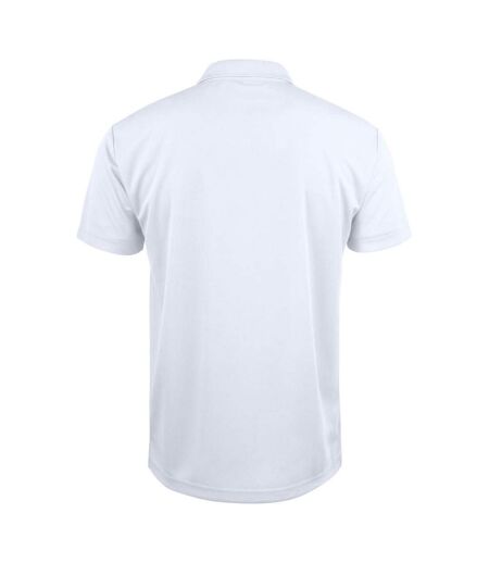Unisex Adult Basic Active Polo Shirt White Clique