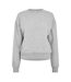 Womens/ladies Classic Sweatshirt Grey Marl USA Pro-2