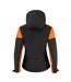 Doudoune Softshell Femme Noir Orange Printer-2