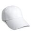 Casquette Unie Profil Bas Adulte Unisexe Blanc Result-2