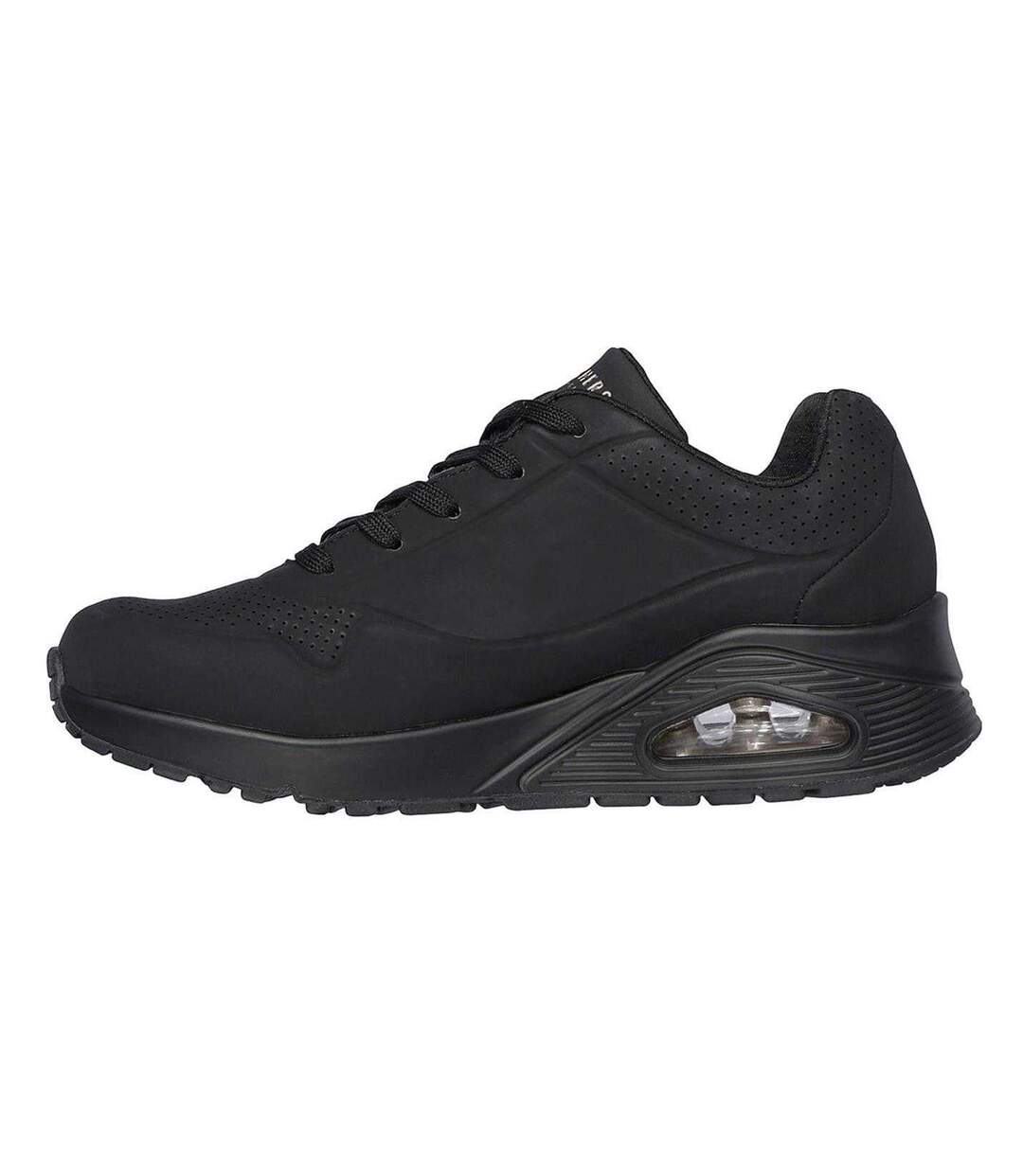 Baskets Uno Stand On Air Femme Noir Skechers-3