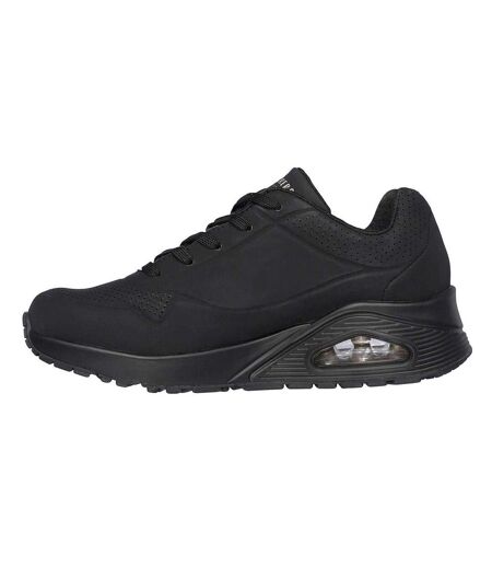 Baskets Uno Stand On Air Femme Noir Skechers