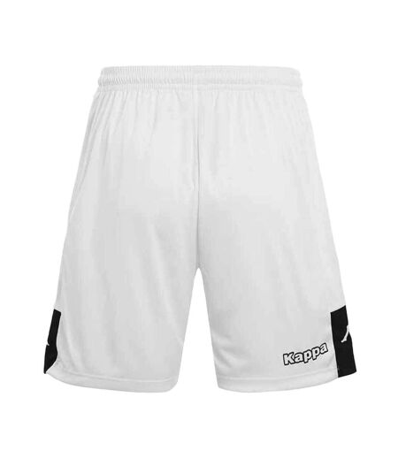 Short de sport blanc/noir homme kappa daggo - l