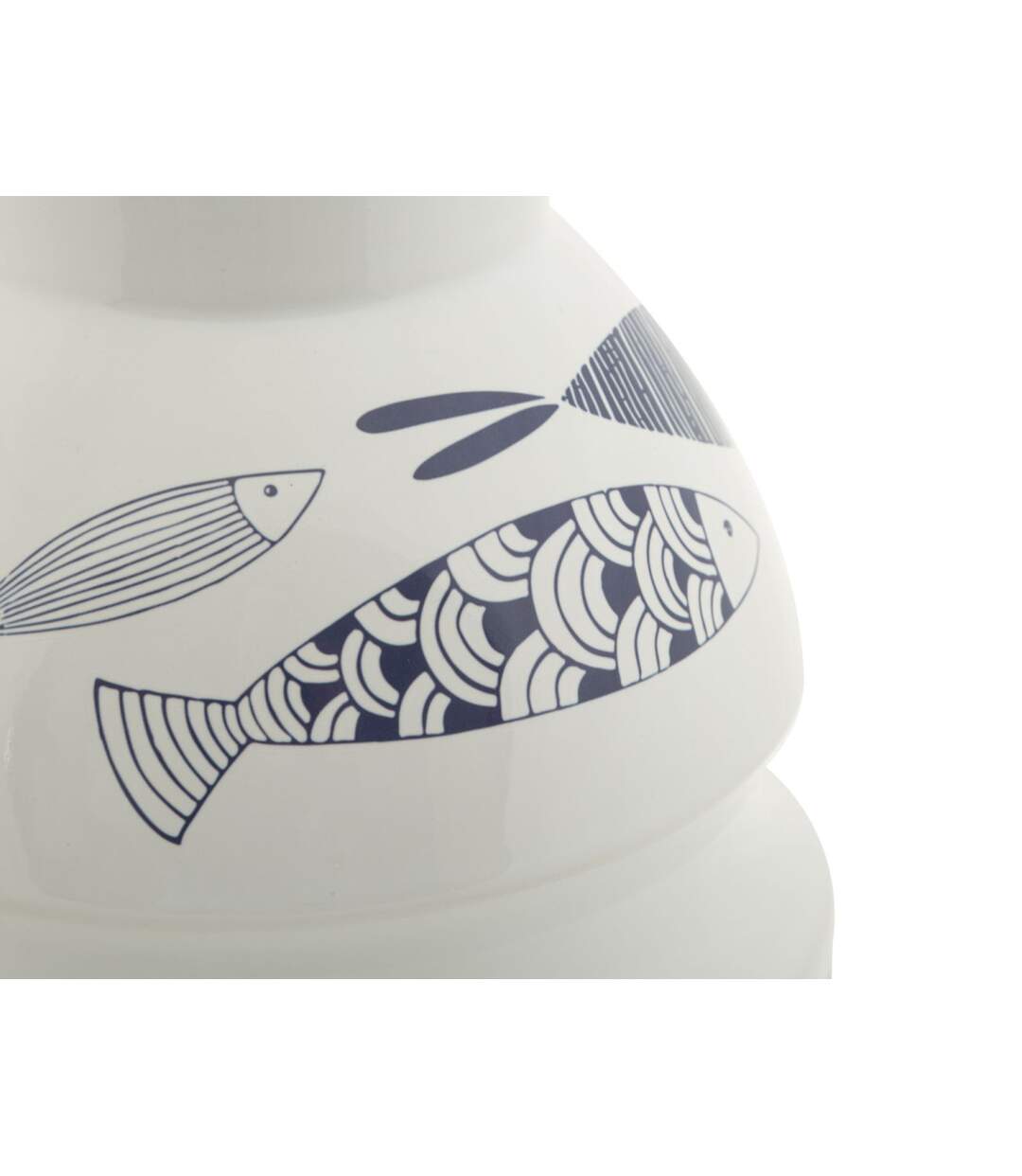 Vase Déco en Céramique Poissons 31cm Multicolore-4