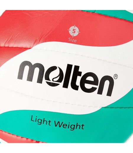 Molten - Ballon de volley-ball V5M1800-L (Blanc / Vert / Rouge) (Taille 5) - UTCS176