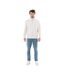 Unisex Adult Elgon Recycled Cotton Quarter Zip Sweater Top Ivory White Iqoniq-1
