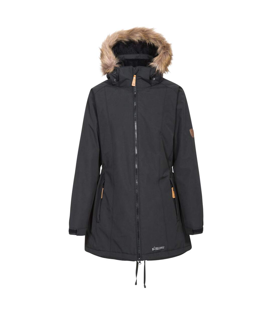 Parka celebrity femme noir Trespass-1