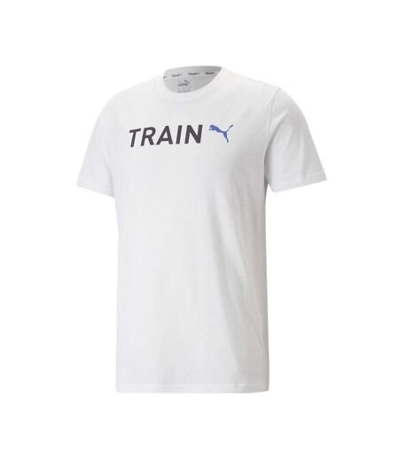 T-Shirt blanc homme puma graf - l