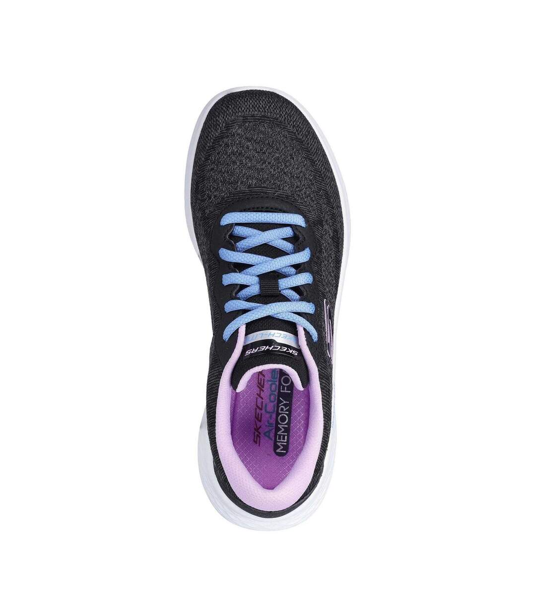 Baskets Pro Femme Noir Lavande Skechers-3