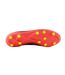 Mens Tekela V4+ Magique Gradient Knitted Collar Firm Ground Football Boots Orange Black New Balance-4