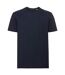 T-shirt pure homme bleu marine Russell