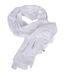 Écharpe Adulte Taille Unique Blanc Build Your Brand-1