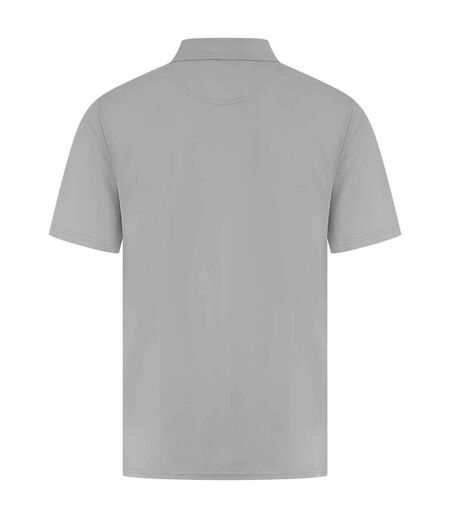 Mens coolplus polo shirt silver Henbury