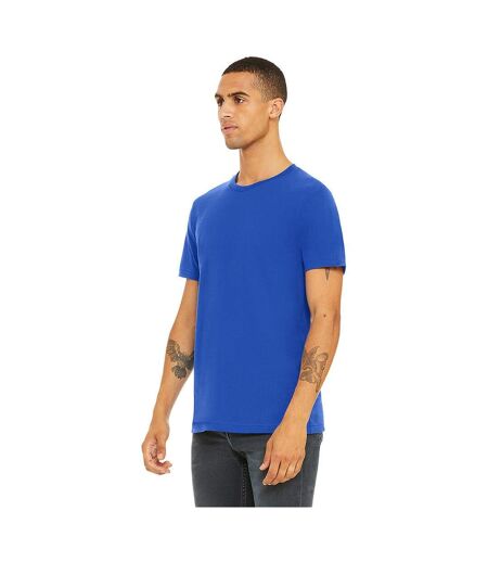 Canvas T-shirt Jersey Hommes Bleu Roi Bella + Canvas