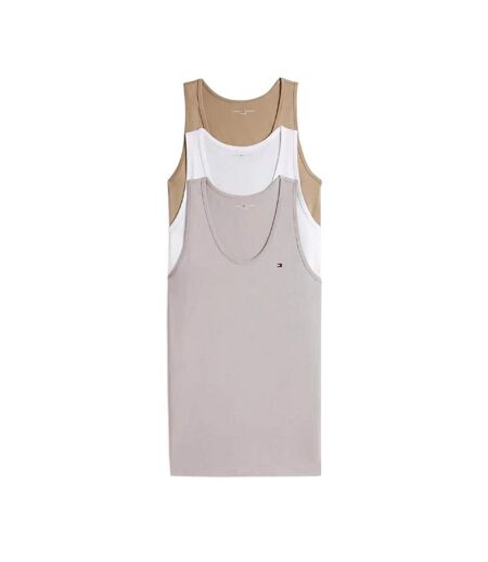 Débardeur blanc/beige homme tommy hilfiger tank
