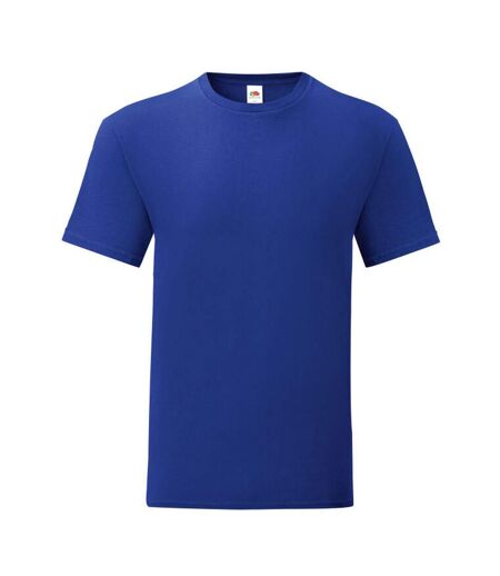 T-shirt Manches Courtes Iconic Homme Bleu Cobalt Fruit Of The Loom