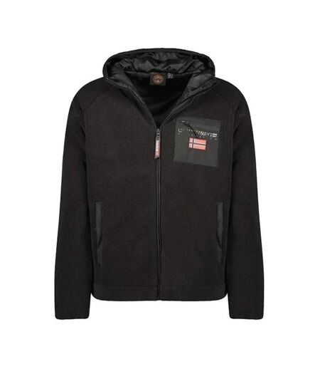Veste polaire noire homme geographical norway ureversible