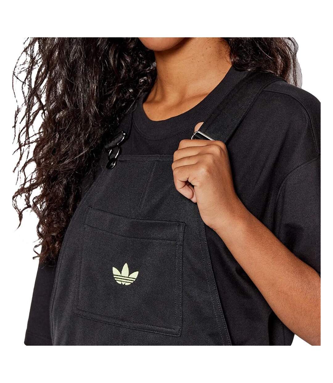 Robe Salopette Noir Femme Adidas Dungaree - 34-3