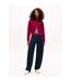 Womens/ladies Badge Track Jacket Lavish Lilac Tommy Jeans-4