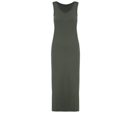 Robe en jersey - Femme - PAT5012 - vert kaki