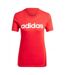 T-shirt Détente Style Logo Essentials Femme Rouge Adidas-2