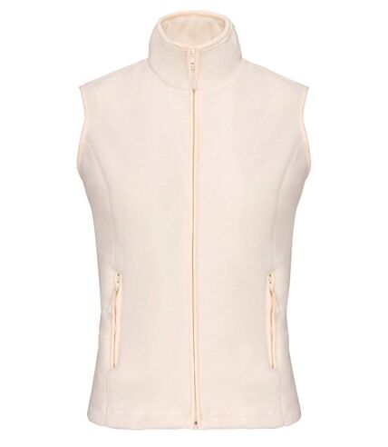 Gilet sans manches micro polaire femme - K906 - beige naturel