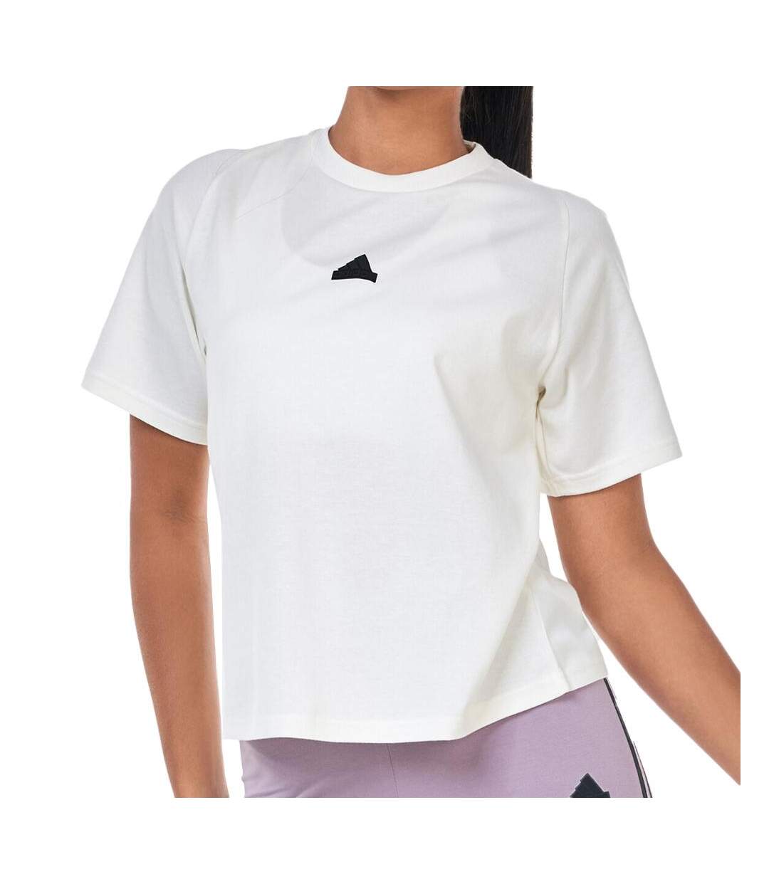 T-shirt Blanc Femme Adidas IS3920 - L-1