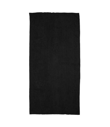 Microfibre guest towel one size black Towel City