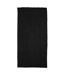 Microfibre guest towel one size black Towel City