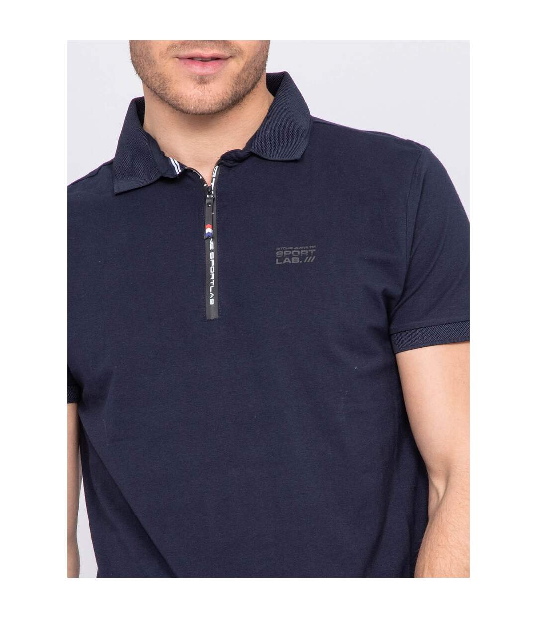 Polo stretch zip PAXTON-3