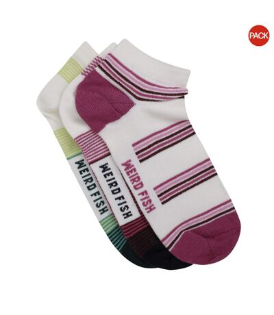 Socquettes Loretta Femme Framboise Foncé Weird Fish