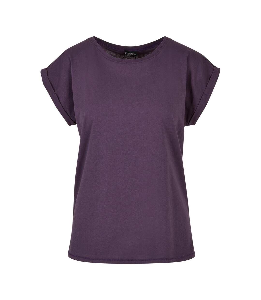T-shirt Femme Violet Foncé Build Your Brand-1