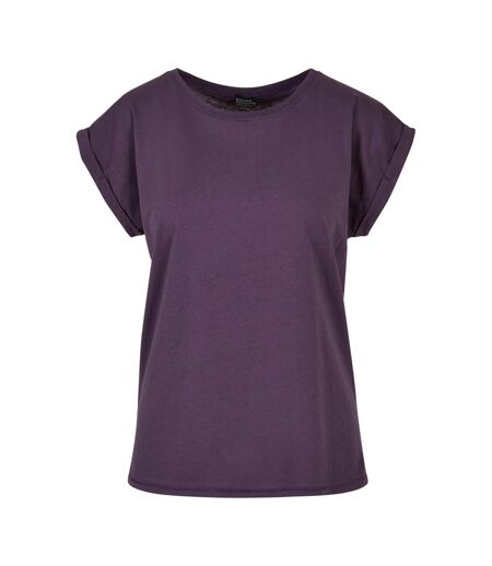 T-shirt Femme Violet Foncé Build Your Brand